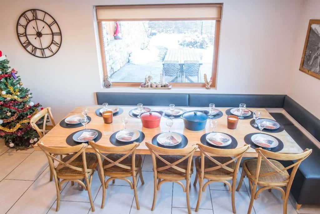Appartement En Chalet Individuel Sauna Piscine Valmeinier Eksteriør bilde